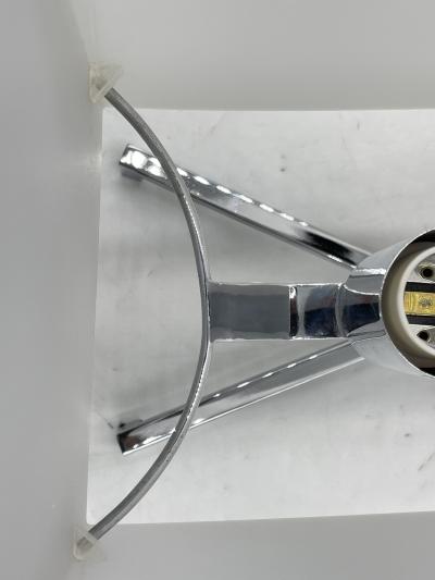  Fontana Arte Pair of Chrome Lucite Elvis Lamps by Charles Williams for Fontana Arte