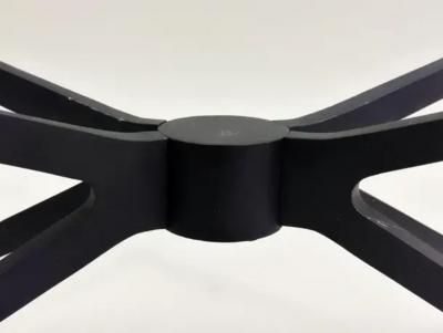  Fontana Arte Pair of Italian MId Century Aluminum Glass Side or Coffee Tables Fontana Arte