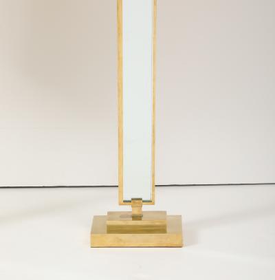  Fontana Arte Pietro Chiesa for Fontana Arte Pair of Glass and Brass Lamps Italy 1930s