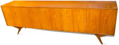  Forma Brazil Brazilian Modern Credenza in Caviuna Hardwood by Forma Moveis 1960 s Brazil