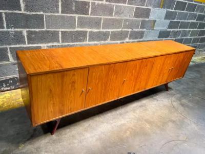  Forma Brazil Brazilian Modern Credenza in Caviuna Hardwood by Forma Moveis 1960 s Brazil