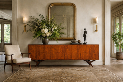  Forma Brazil Credenza in Solid Cavi na Hardwood by Forma Brazilian Modern Brazil 1960s