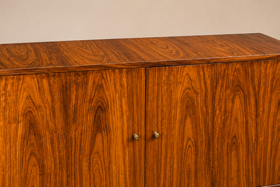  Forma Brazil Credenza in Solid Cavi na Hardwood by Forma Brazilian Modern Brazil 1960s