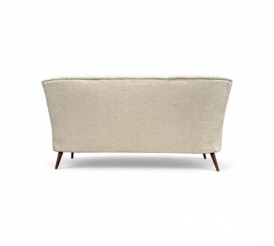  Forma Brazil Sofa in White Boucle Forma Brazil 1960s Lot 51