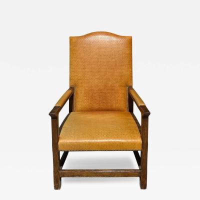 Formations Formations Furniture Woven Italian Leather Ratchet Reclining Chair
