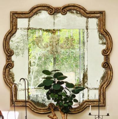  Formations Formations Quatrefoil Mirror in Silver Finish 53 5 