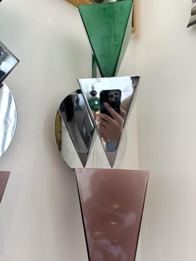  Foscarini Pair of Wassily Sconces by Tihani and Mancini for Foscarini Italy 1980s