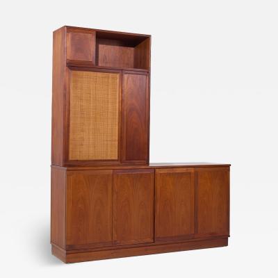 Founders Furniture Company Founders Mid Century Buffet and Hutch