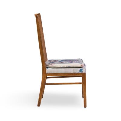  Founders Furniture Company Founders Style Mid Century Oak and Cane Dining Chairs Set of 6