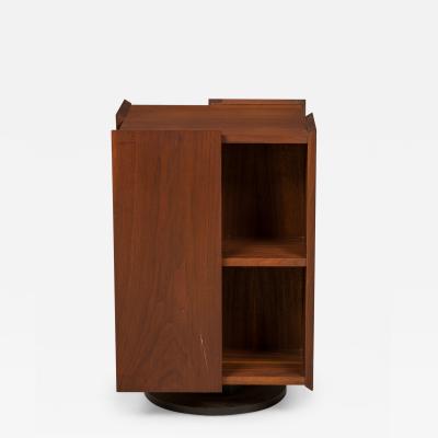  Founders Furniture Company Founders Walnut Lazy Susan Mini Bookcase