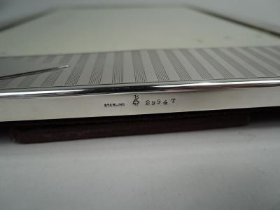  Fradley Co Antique American Art Deco Sterling Silver Picture Frame