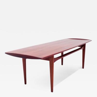  France Daverkosen Tove Edvard Kindt Larsen Teak Coffee Table for France Daverkosen Denmark