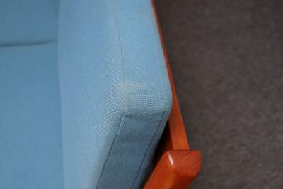  France and Son Danish Modern Four Seat Teak Senator Sofa by Ole Wanscher for France and Son