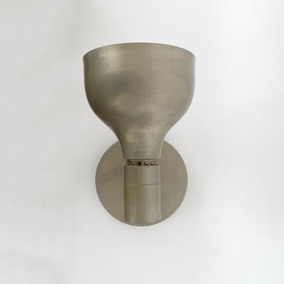 Franco Albini Franca Helg Antonio Piva Early and large Franco Albini Single Nickel Wall lamp for Sirrah Italy 1968