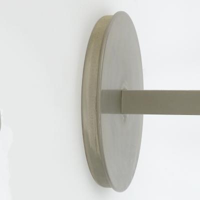 Franco Albini Franca Helg Antonio Piva Early and large Franco Albini Single Nickel Wall lamp for Sirrah Italy 1968