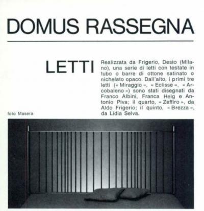 Franco Albini Franca Helg Antonio Piva Franco Albini Franca Helg and Antonio Piva Miraggio Double Bed 1970s
