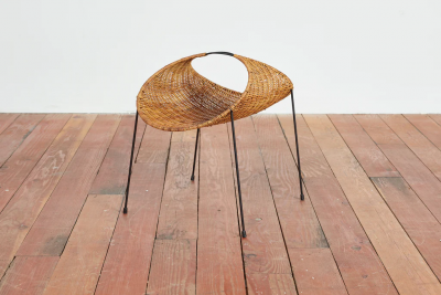  Franco Campo Carlo Graffi CAMPO GRAFFI WICKER MAGAZINE RACK