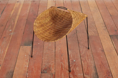  Franco Campo Carlo Graffi CAMPO GRAFFI WICKER MAGAZINE RACK