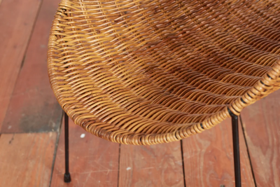  Franco Campo Carlo Graffi CAMPO GRAFFI WICKER MAGAZINE RACK