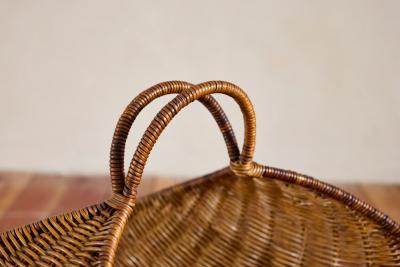  Franco Campo Carlo Graffi Campo Graffi Wicker Magazine Rack