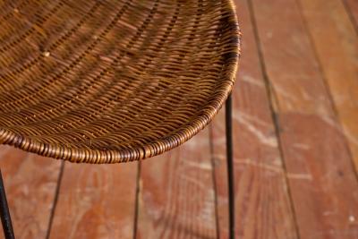  Franco Campo Carlo Graffi Campo Graffi Wicker Magazine Rack