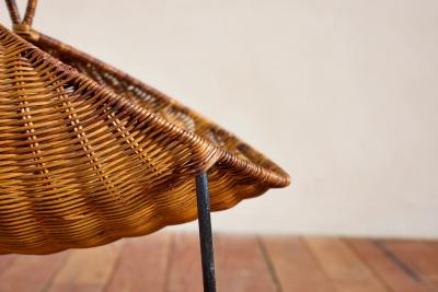  Franco Campo Carlo Graffi Campo Graffi Wicker Magazine Rack