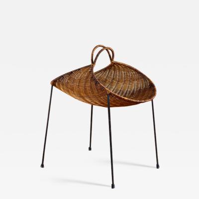  Franco Campo Carlo Graffi Campo Graffi Wicker Magazine Rack