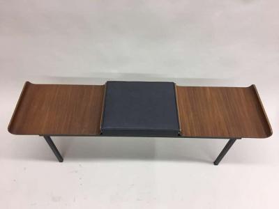  Franco Campo Carlo Graffi Italian Mid Century Modern Minimalist Bench by Franco Campo and Carlo Graffi