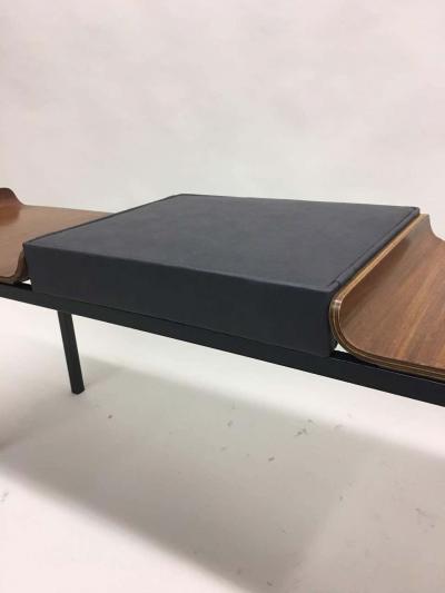  Franco Campo Carlo Graffi Italian Mid Century Modern Minimalist Bench by Franco Campo and Carlo Graffi