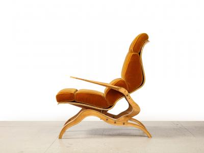  Franco Campo Carlo Graffi Rare Lounge Chair by Franco Campo Carlo Graffi