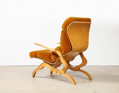  Franco Campo Carlo Graffi Rare Lounge Chair by Franco Campo Carlo Graffi