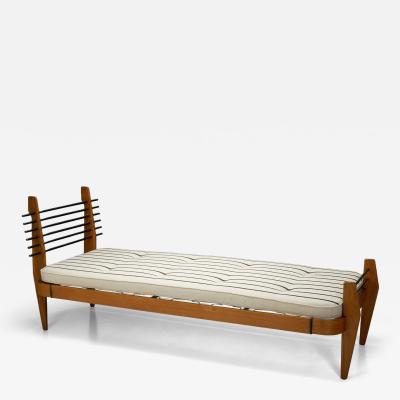  Franco Campo Carlo Graffi Striped Daybed by Franco Campo and Carlo Graffi for Home Torino Italy 1960s