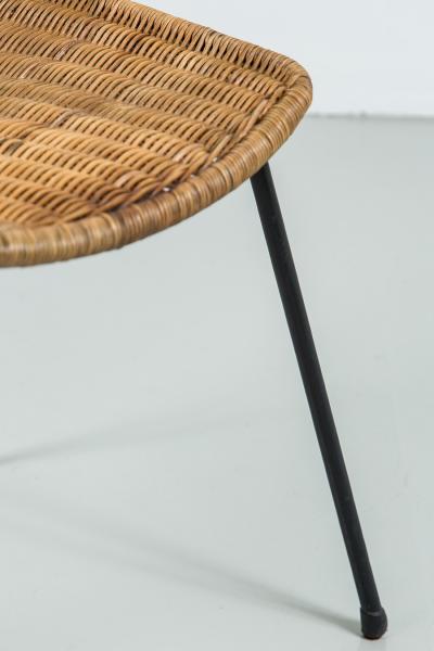  Franco Campo Carlo Graffi Wicker and Iron Chairs by Carlo Graffi et Franco Campo Ten Available 