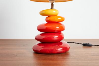  Francois Chatain FRENCH CERAMIC TABLE LAMP