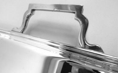  Frank Cobb Co Ltd Antique English Art Deco Sterling Silver Tea Tray 1932