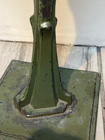  Frankart Inc ART DECO GREEN STYLIZED THREE NUDE ASHTRAY HOLDER BY FRANKART
