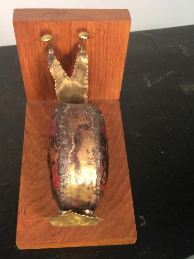  Frankart Inc THREE MODERN PAIR OF HORSE MICE AND SNAIL BOOKENDS PRICED PER PAIR