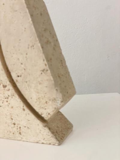  Fratelli Mannelli Penguin Travertine Sculpture by Fratelli Mannelli