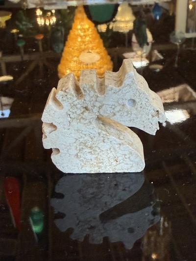  Fratelli Mannelli Set of Four Travertine Animal Sculptures by Fratelli Mannelli Italy 1970s