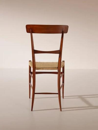  Fratelli Podest Fratelli Podest 8 Dining Chairs Campanino 900 Model Chiavari 1950s