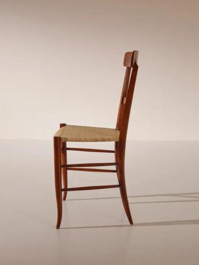  Fratelli Podest Fratelli Podest 8 Dining Chairs Campanino 900 Model Chiavari 1950s