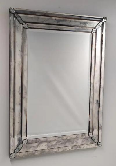  Fratelli Tosi Large Italian Custom 18th Century Style Antiqued Venetian Murano Mirrors