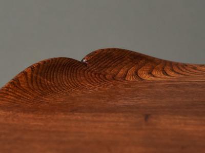  Frederick Parker Sons Frederick Parker Sons Scalloped Side Table in Solid Oak England Early 20th C