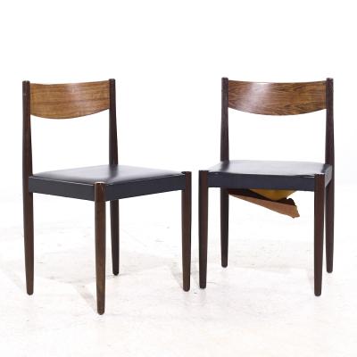  Frem Rojle Frem Rojle Mid Century Rosewood Dining Chairs Pair