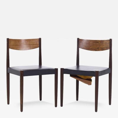  Frem Rojle Frem Rojle Mid Century Rosewood Dining Chairs Pair