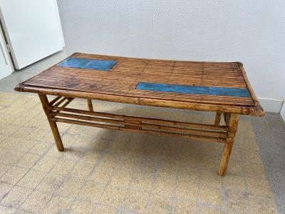  Freres Cloutier Ceramic Coffee Table by Cloutier France Circa 1960s