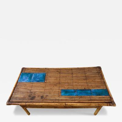  Freres Cloutier Ceramic Coffee Table by Cloutier France Circa 1960s