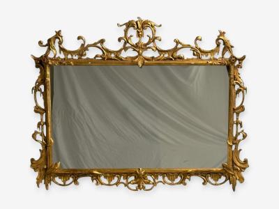  Friedman Brothers Friedman Brothers Large Ornate Wall Mirror Giltwood Mirror USA 1950s