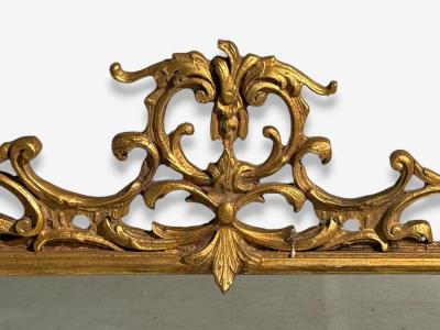  Friedman Brothers Friedman Brothers Large Ornate Wall Mirror Giltwood Mirror USA 1950s