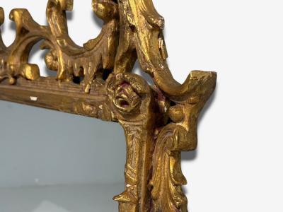  Friedman Brothers Friedman Brothers Large Ornate Wall Mirror Giltwood Mirror USA 1950s